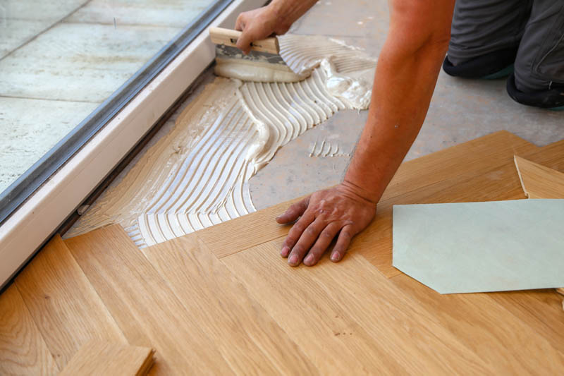 Pose de parquet Nivelle
